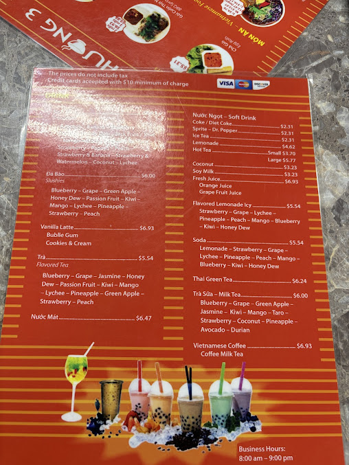 Menu Bun Bo Hue Duc Chuong 3 - 1