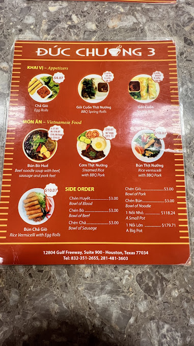 Menu Bun Bo Hue Duc Chuong 3 - 2