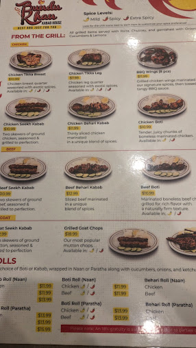Menu Bundu Khan Kabab House - 3