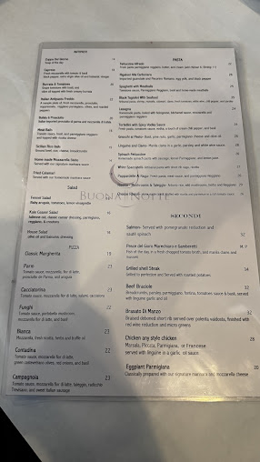 Menu Buona Notte - 1