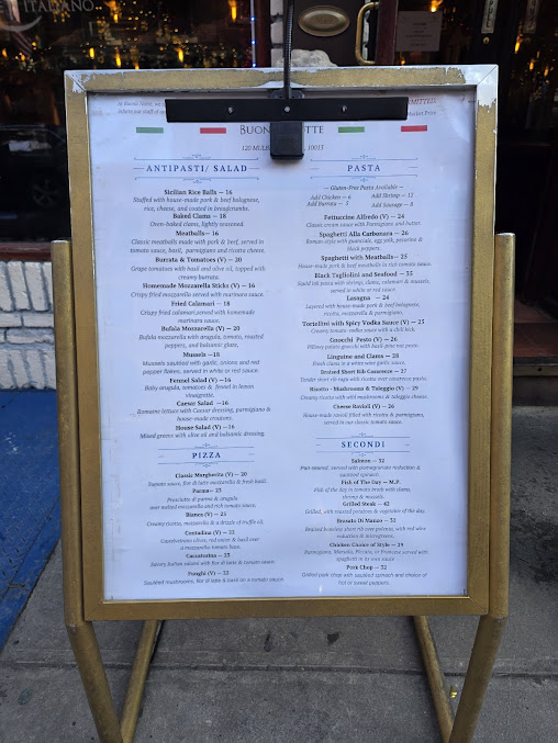 Menu Buona Notte - 9