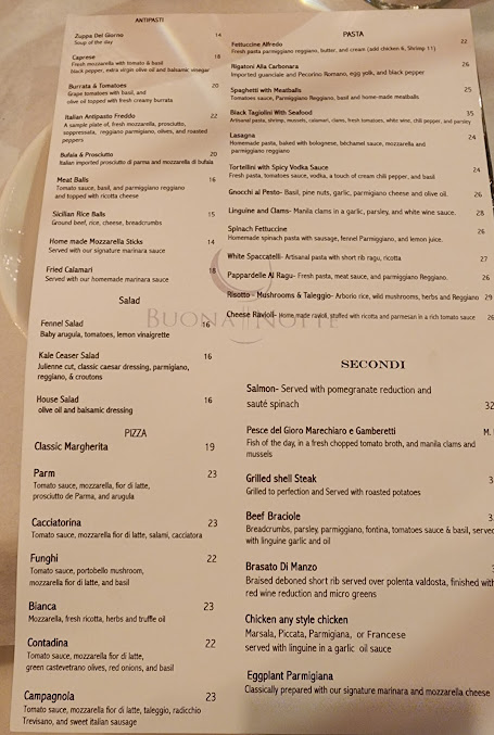 Menu Buona Notte - 11