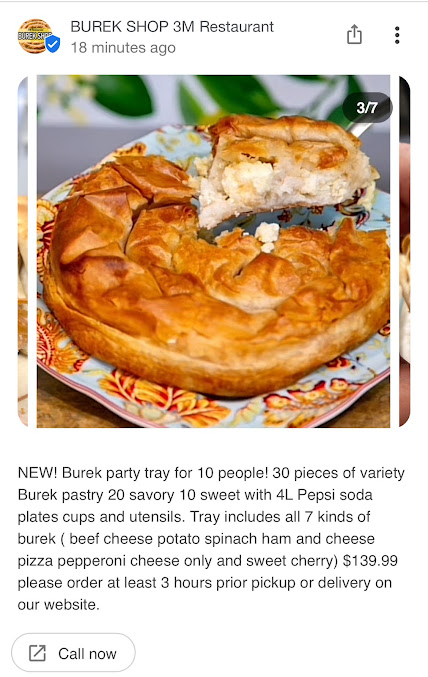 Menu Burek Shop 3M Restaurant - 8
