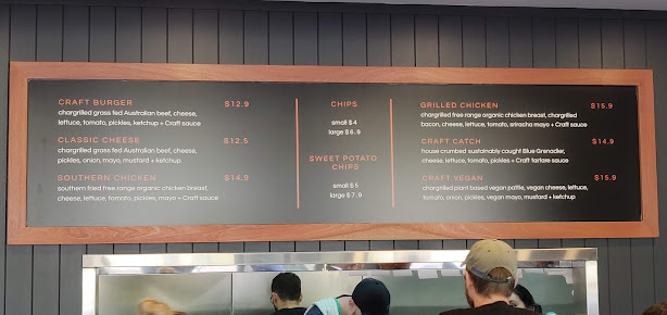 Menu Burger Craft - 0