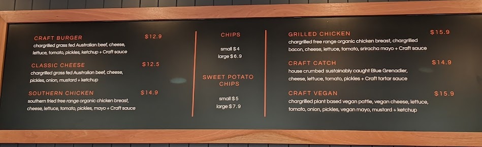 Menu Burger Craft - 5