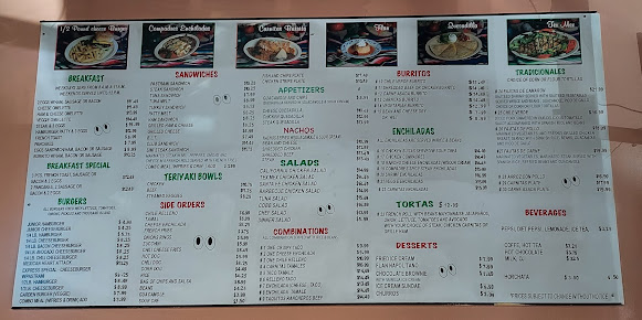 Menu Burger Express Fresh Mexican Grill - 3