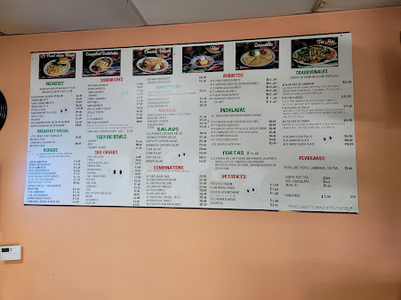 Menu Burger Express Fresh Mexican Grill - 7