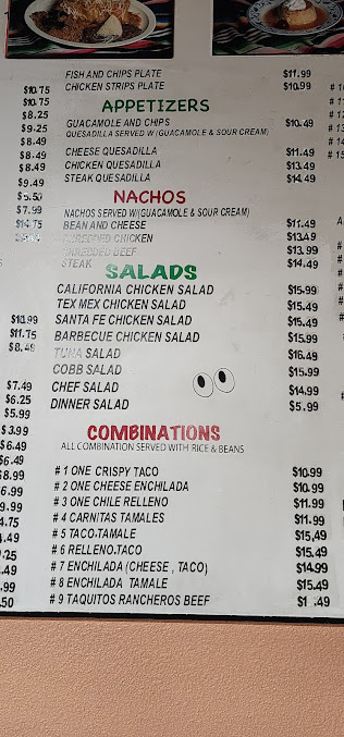Menu Burger Express Fresh Mexican Grill - 8