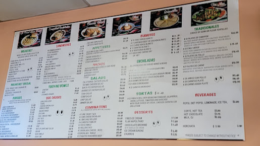 Menu Burger Express Fresh Mexican Grill - 9