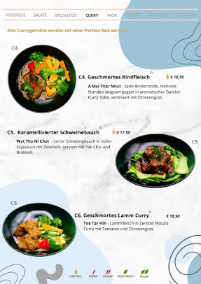 Menu Burma Bliss Restaurant - 1