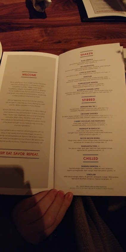 Menu Burtons Grill Bar North Andover - 5