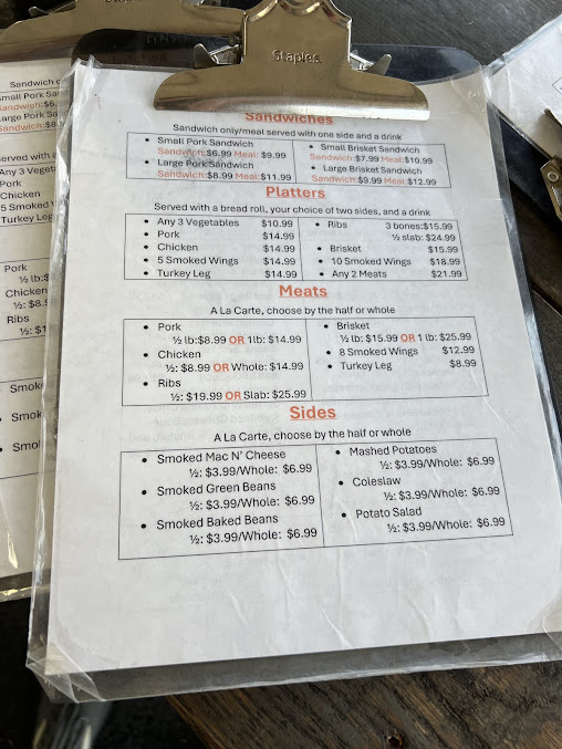 Menu Bustin Butts Bbq210 Produce - 0