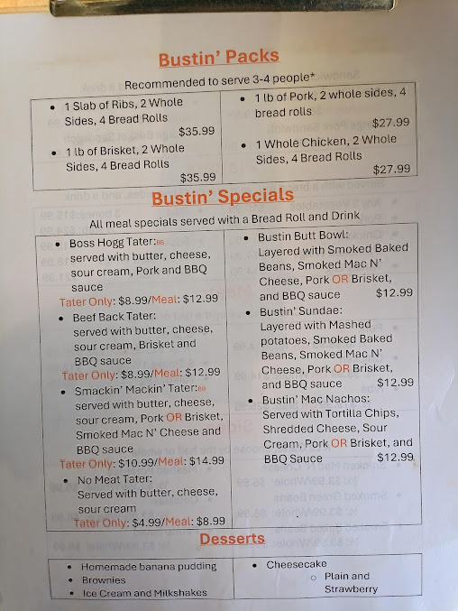 Menu Bustin Butts Bbq210 Produce - 7