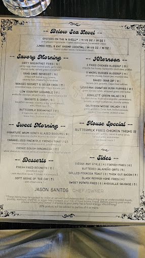 Menu Buttermilk & Bourbon - Back Bay - 6