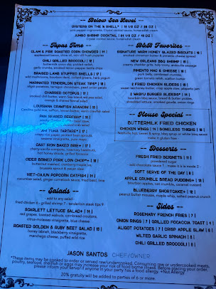 Menu Buttermilk & Bourbon - Back Bay - 7