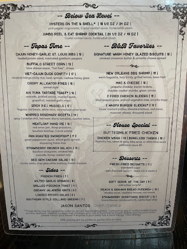 Menu Buttermilk & Bourbon - Back Bay - 9