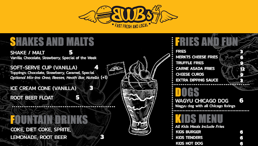Menu Bwb Shakes - 5