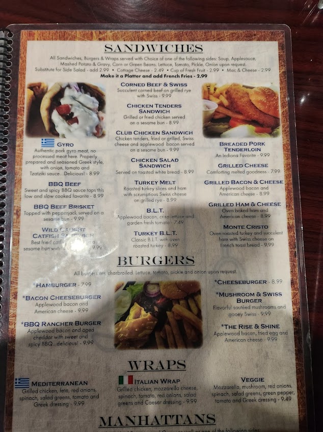 Menu By Hand And Fork - 4