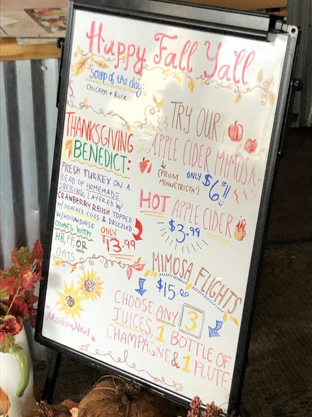 Menu By Hand And Fork - 6