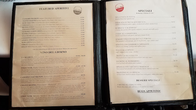 Menu Ca Dario Santa Barbara - 1