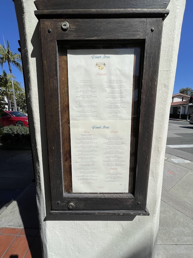 Menu Ca Dario Santa Barbara - 6