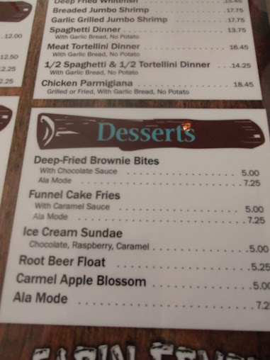 Menu Cabin Fever Bar Grill - 6