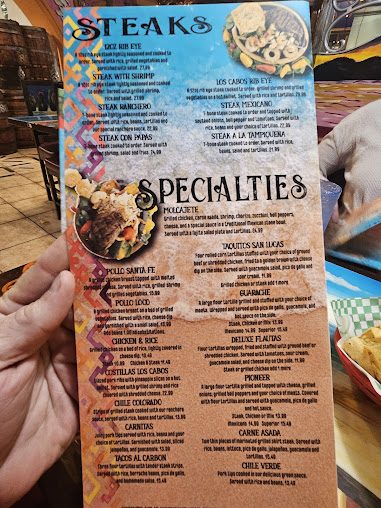 Menu Cabo San Lucas 3 - 0