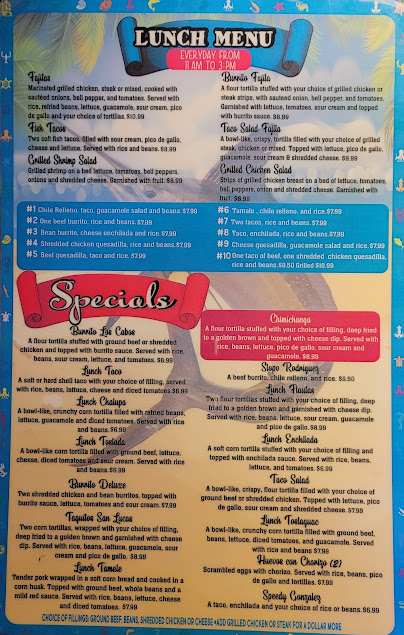 Menu Cabo San Lucas 3 - 6