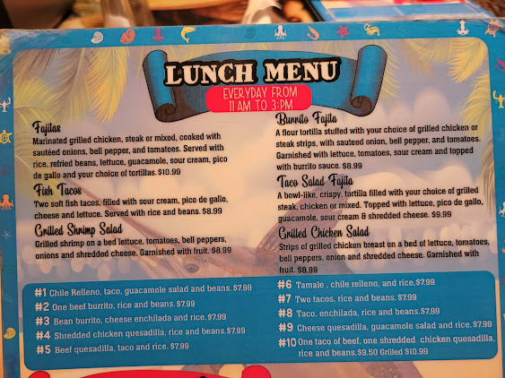 Menu Cabo San Lucas 3 - 9