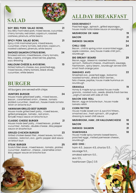 Menu Cafe Hunters Hill - 2