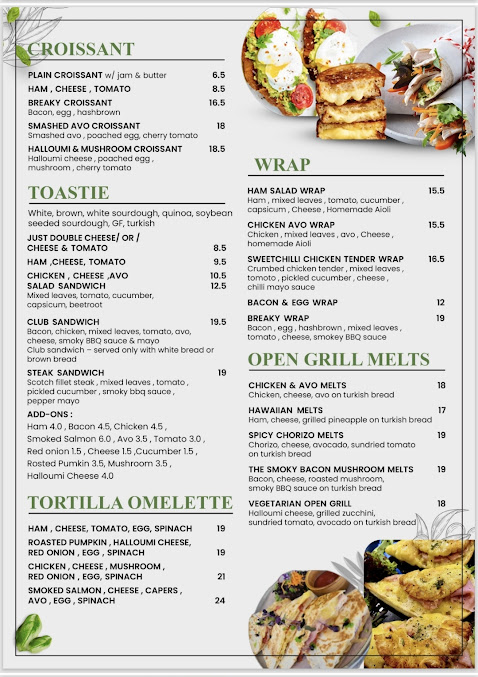 Menu Cafe Hunters Hill - 6