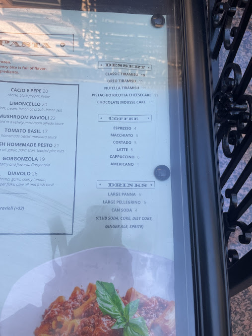 Menu Cafe Luce - Italian Restaurant & Wine Bar - 9