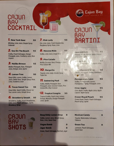 Menu Cajun Bay Seafood Bar - 7