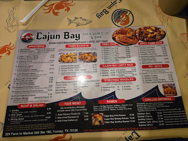Menu Cajun Bay Seafood Bar - 9