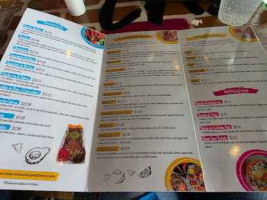 Menu Calacas Tacos Beer San Benito - 2