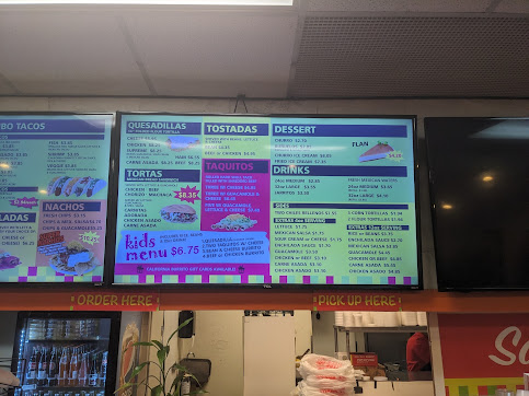 Menu California Burrito Taco Shop - 4