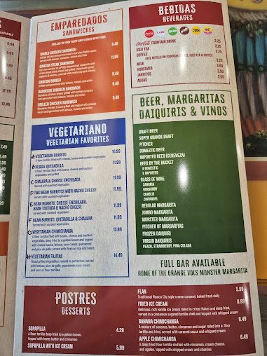 Menu Cancun Mexican Grill Bar - 1
