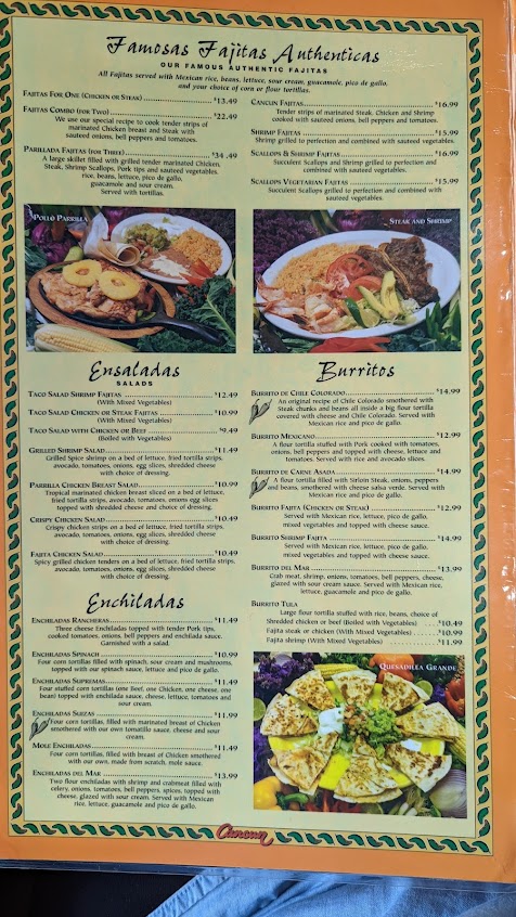 Menu Cancun Mexican Grill Bar - 4