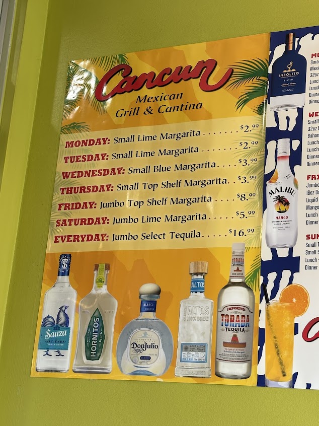 Menu Cancun Mexican Grill Bar - 7