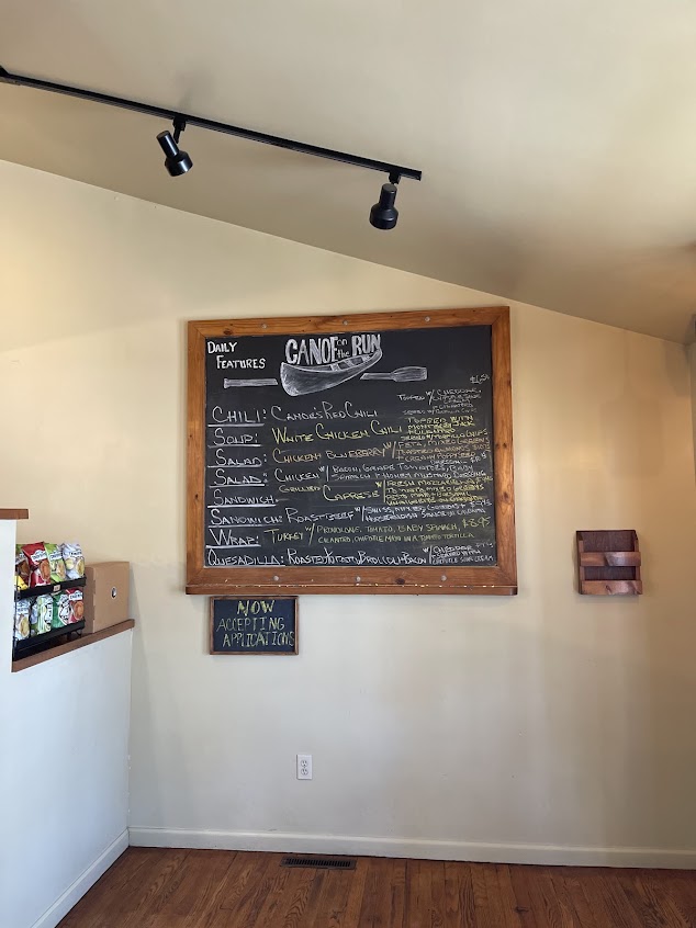 Menu Canoe On The Run - 2