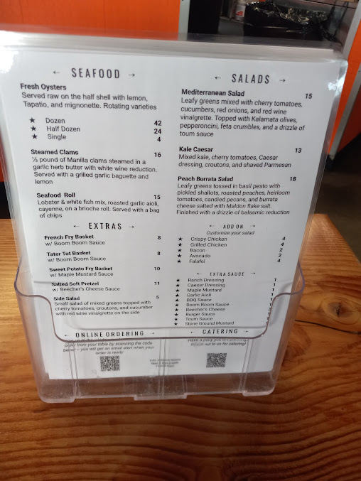 Menu Canteen By Camp Colvos - 0