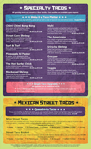 Menu Cantina Louie - 1