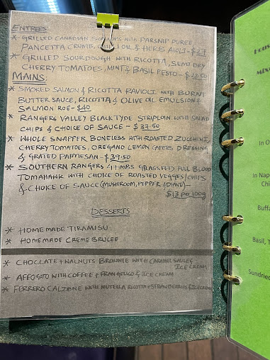 Menu Capanno Trattoria Bar And Grill - 2