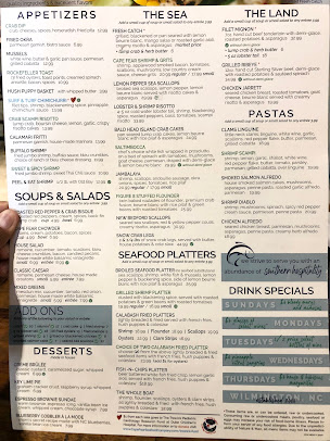 Menu Cape Fear Seafood Company - 4