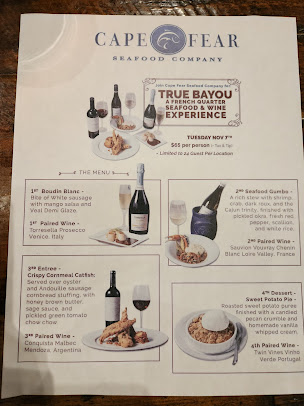Menu Cape Fear Seafood Company - 5