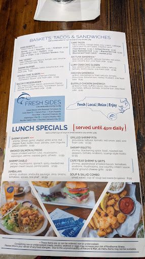 Menu Cape Fear Seafood Company - 7
