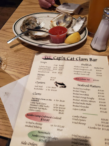 Menu Capn Cats Clam Bar Tavern - 2