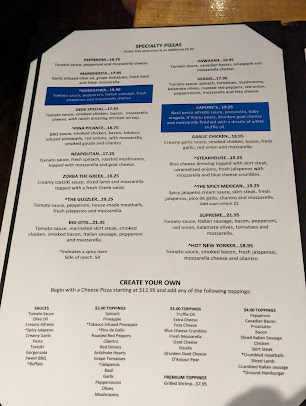 Menu Capone's Oven & Bar - 2
