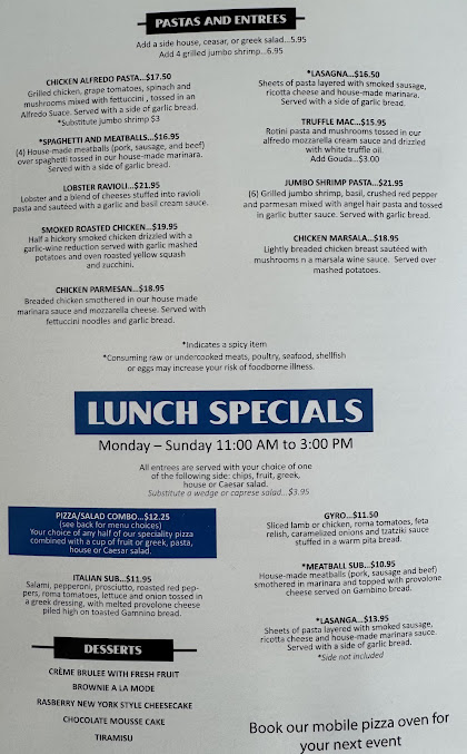Menu Capone's Oven & Bar - 3