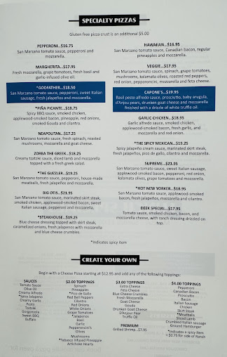 Menu Capone's Oven & Bar - 6